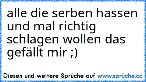 alle die serben hassen und mal richtig schlagen wollen das gefällt mir ;) ♥