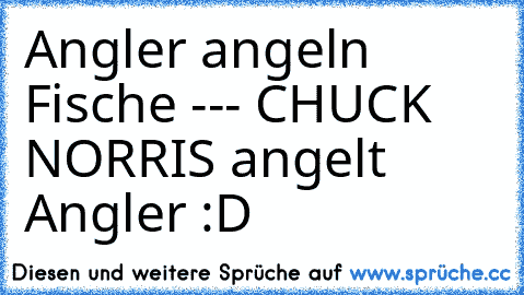 Angler angeln Fische --- CHUCK NORRIS angelt Angler :D