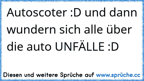 Autoscoter :D und dann wundern sich alle über die auto UNFÄLLE :D