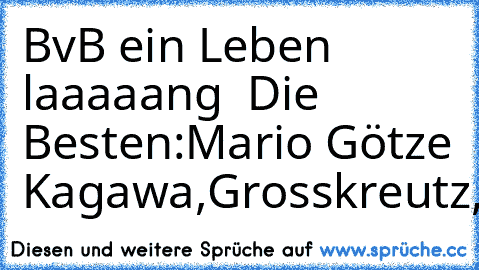 BvB ein Leben laaaaang ♥ Die Besten:Mario Götze♥ Kagawa,Grosskreutz,Gündogan♥