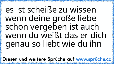 Liebe ist scheiße