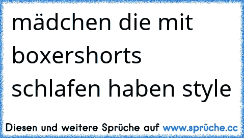 mädchen die mit boxershorts schlafen haben style ♥