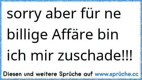 Affäre sprüche