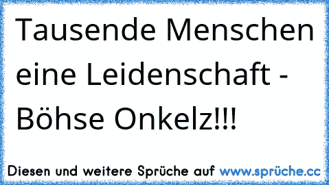 Tausende Menschen eine Leidenschaft - Böhse Onkelz!!!