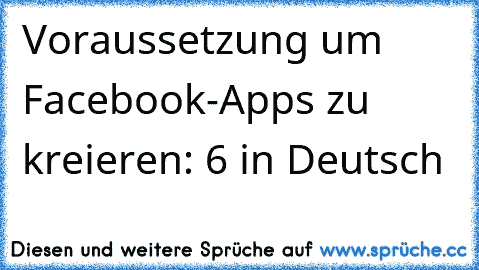 Voraussetzung um Facebook-Apps zu kreieren: 6 in Deutsch