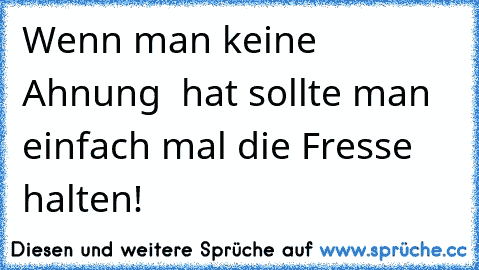 Wenn man keine Ahnung  hat sollte man einfach mal die Fresse halten!