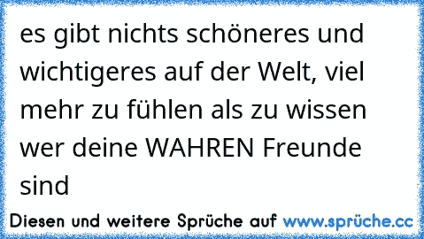 ♥ ♥ ♥es gibt nichts schöneres und wichtigeres auf der Welt, viel mehr zu fühlen als zu wissen wer deine WAHREN Freunde sind ♥ ♥ ♥